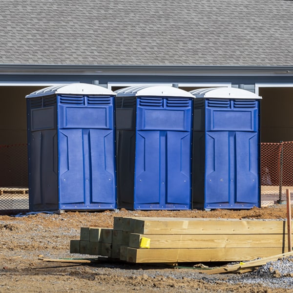 how can i report damages or issues with the porta potties during my rental period in North Druid Hills Georgia